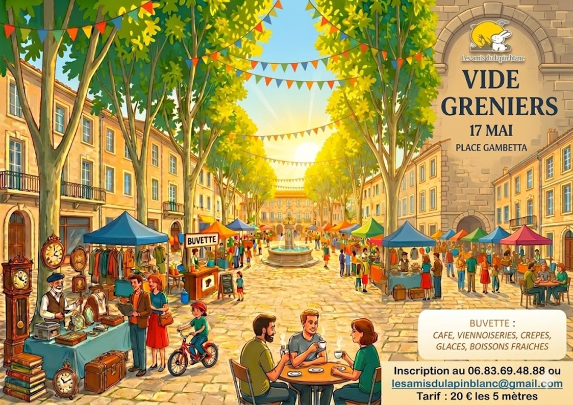 Vide grenier des amis du lapin blanc La Teste-de-Buch