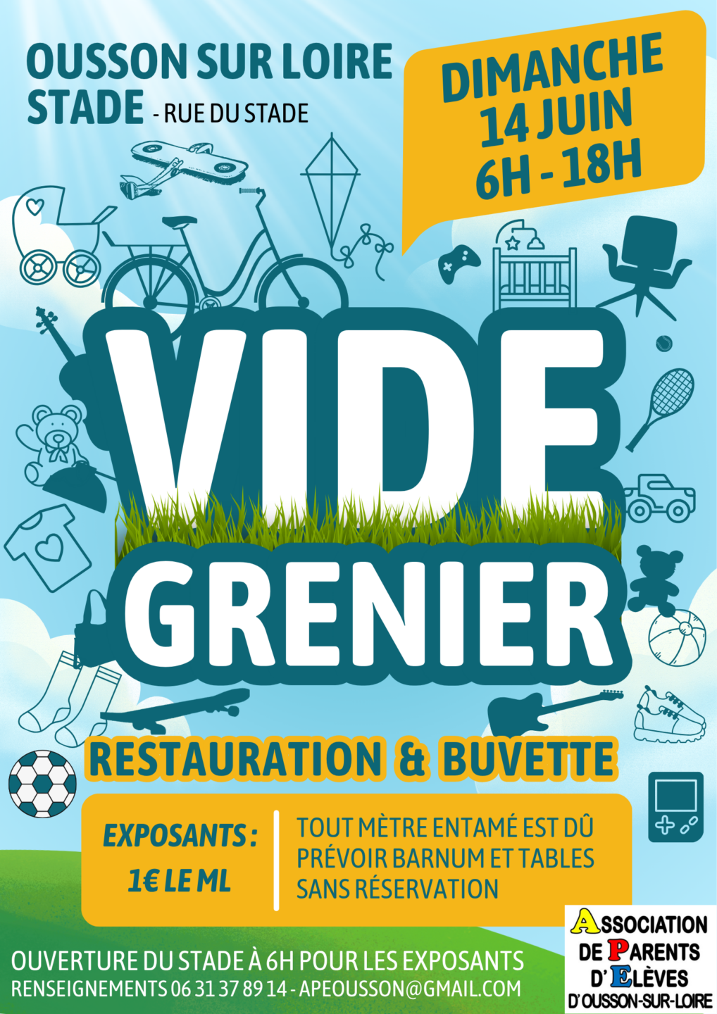 Vide-grenier Ousson-sur-Loire