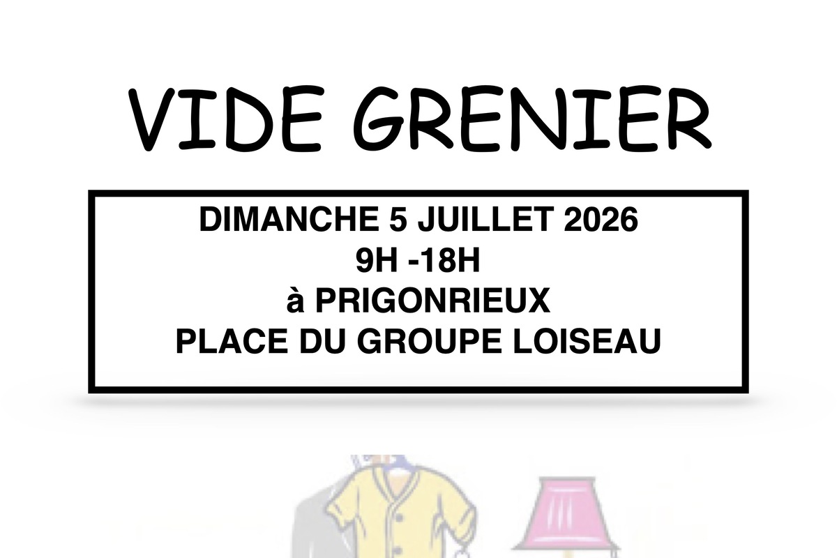 Vide Grenier Prigonrieux
