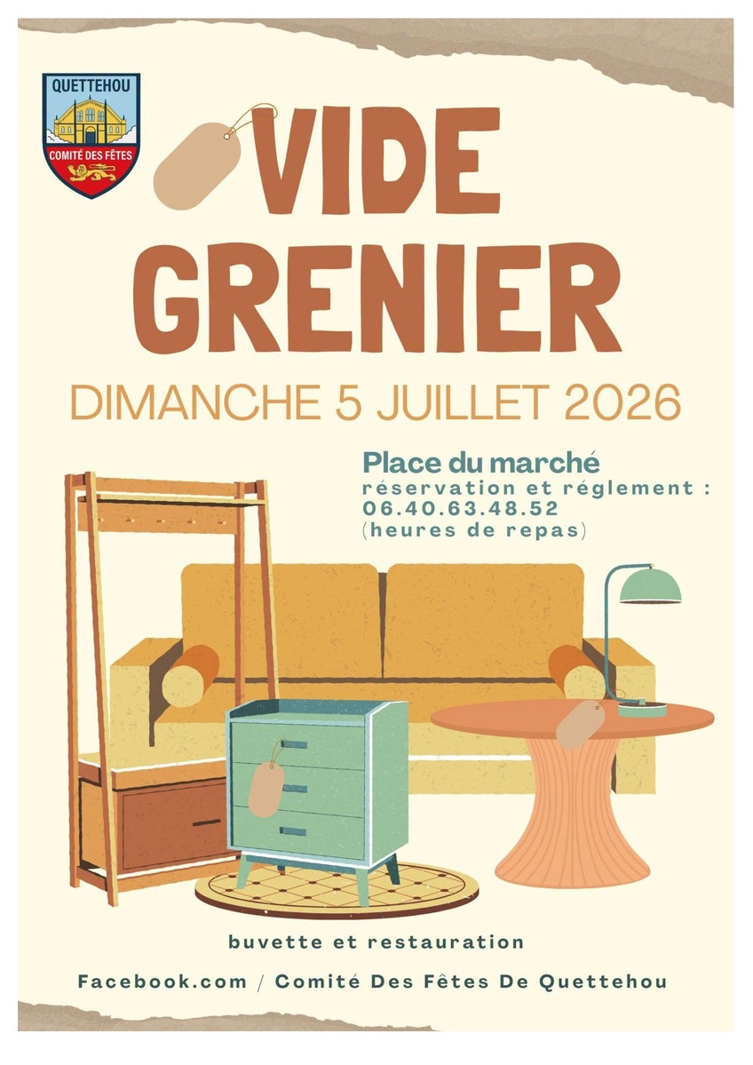 Vide-grenier Place du Marché Quettehou