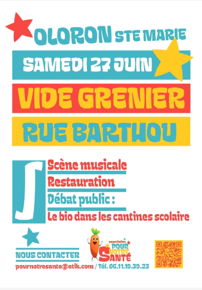 Vide grenier rue Barthou Oloron-Sainte-Marie