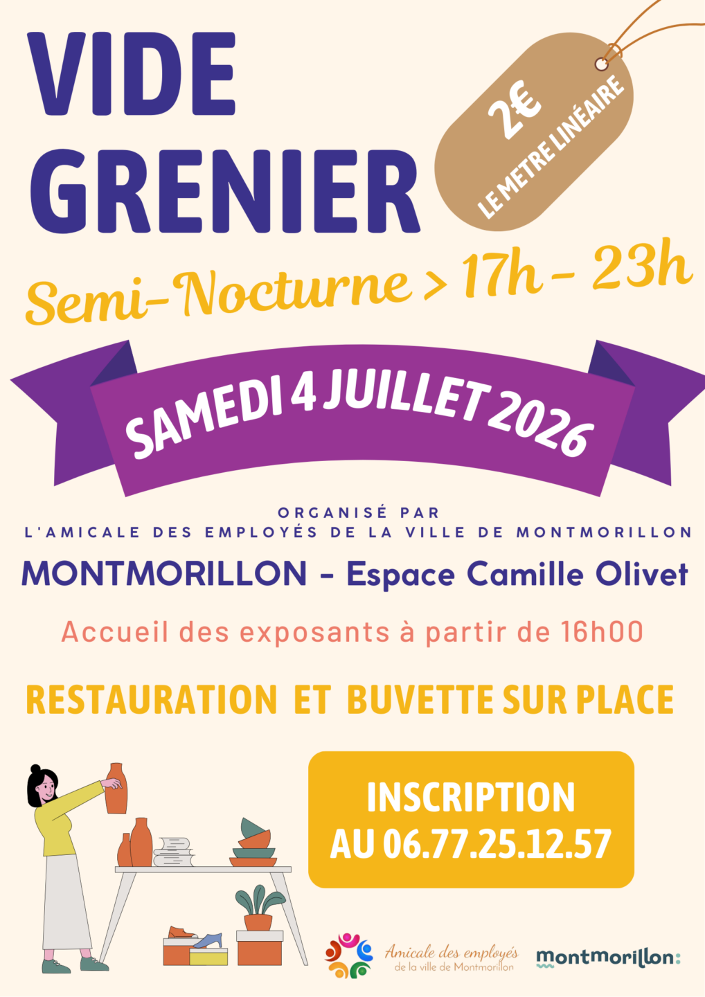 Vide grenier semi-nocturne Montmorillon