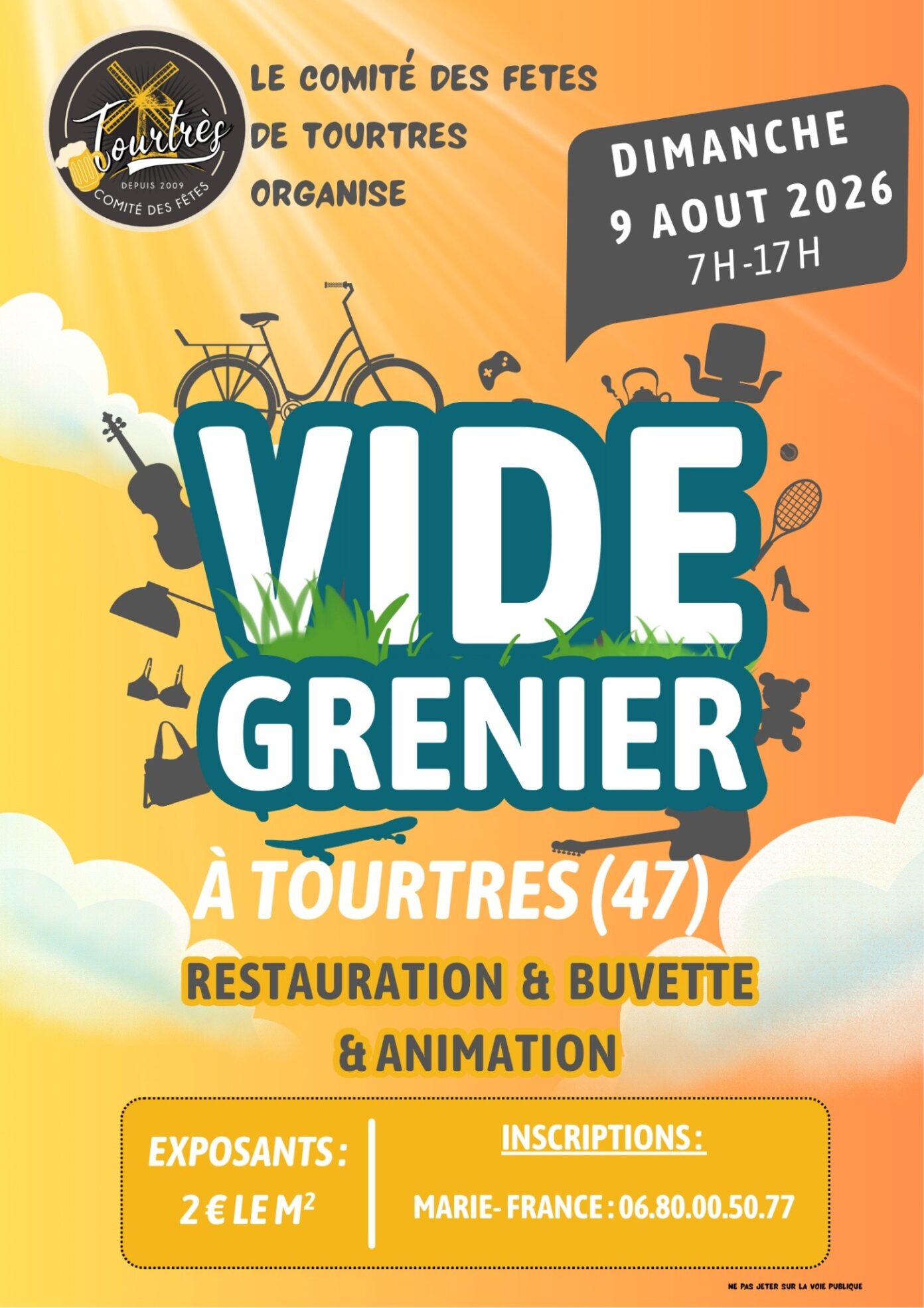 Vide-grenier  Tourtrès