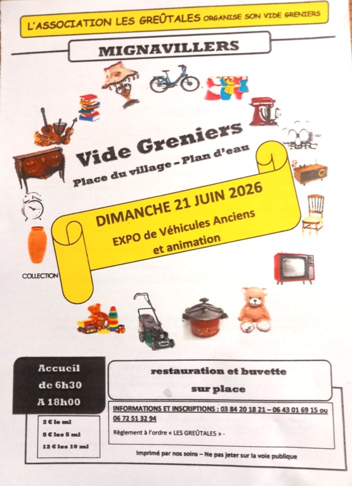 Vide-greniers Mignavillers