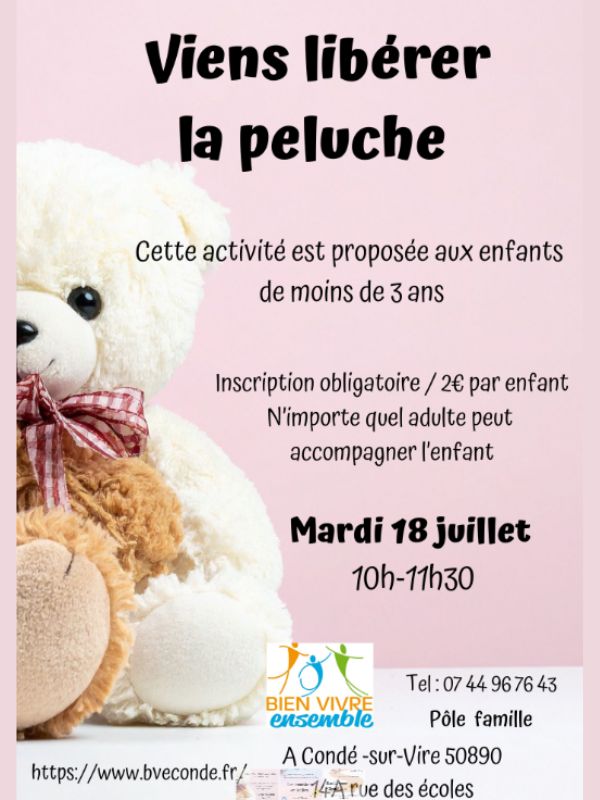Viens libérer ta peluche  Condé-sur-Vire