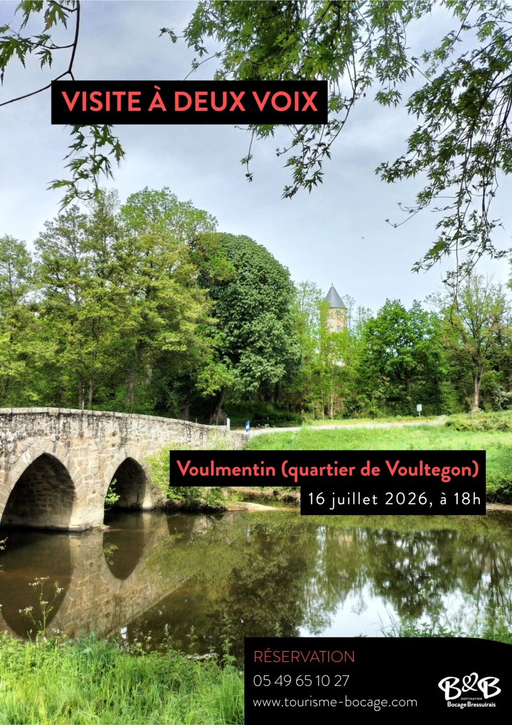 Visite à deux voix Voulmentin Devant l'église St-Pierre-et-St-Paul Voulmentin 2026-07-16