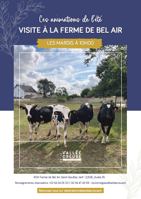 Visite à la ferme de Bel Air  Saint-Gaultier