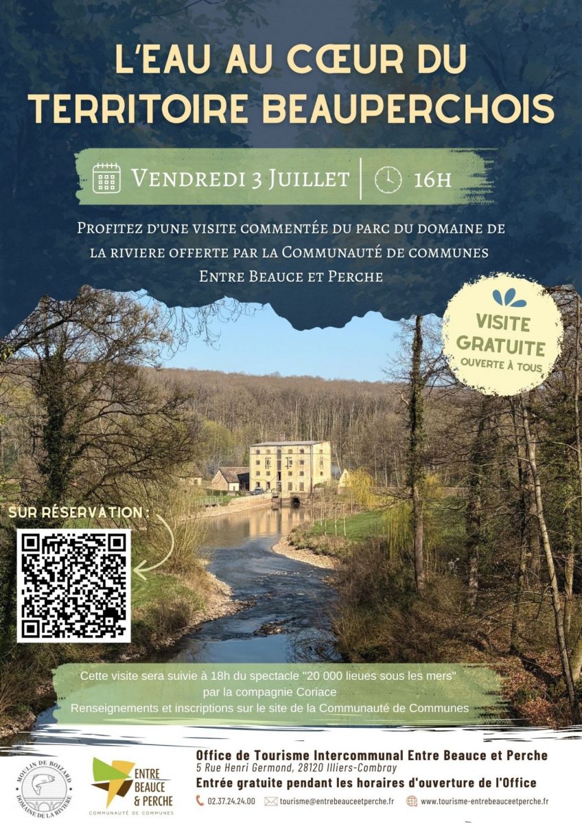 Visite commentée du Parc du Domaine de la Rivière  Pontgouin