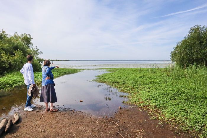 Visite commentée du site naturel de Pierre Aigue, au bord du lac de Grand Lieu Site de Pierre Aiguë