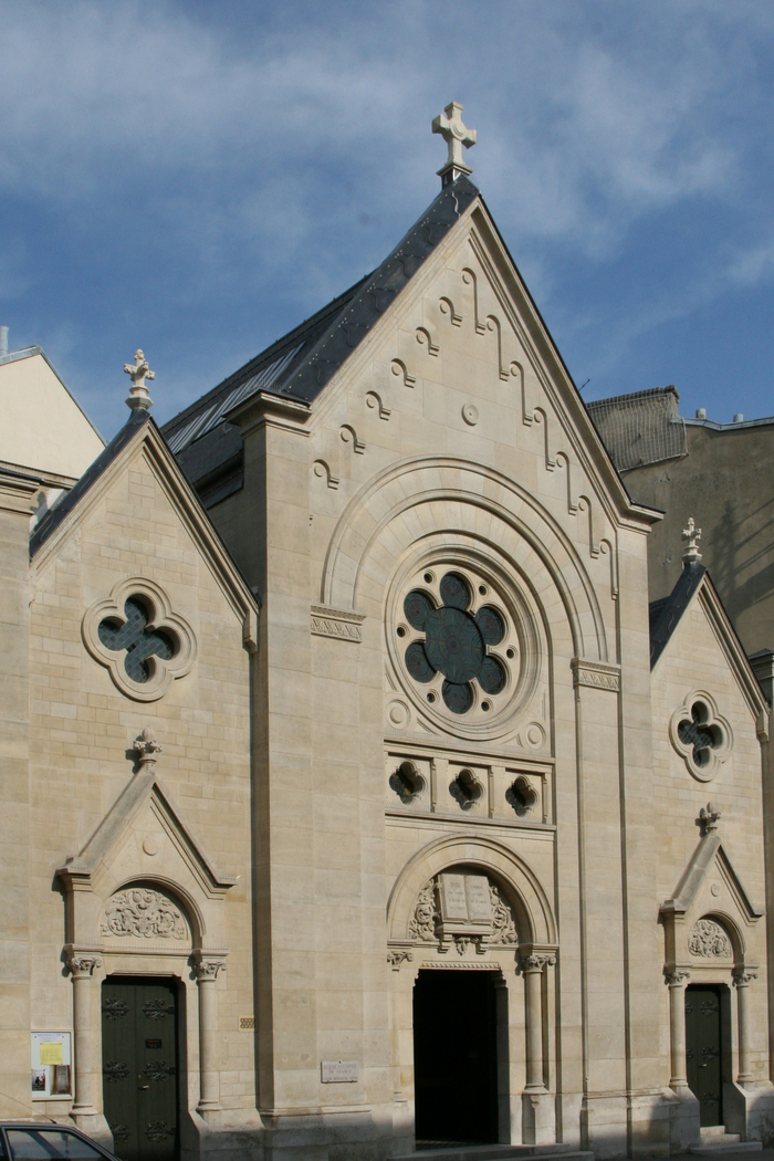 Visite commentée du temple protestant de Versailles, Temple protestant Versailles, Saint-Cyr-l’École