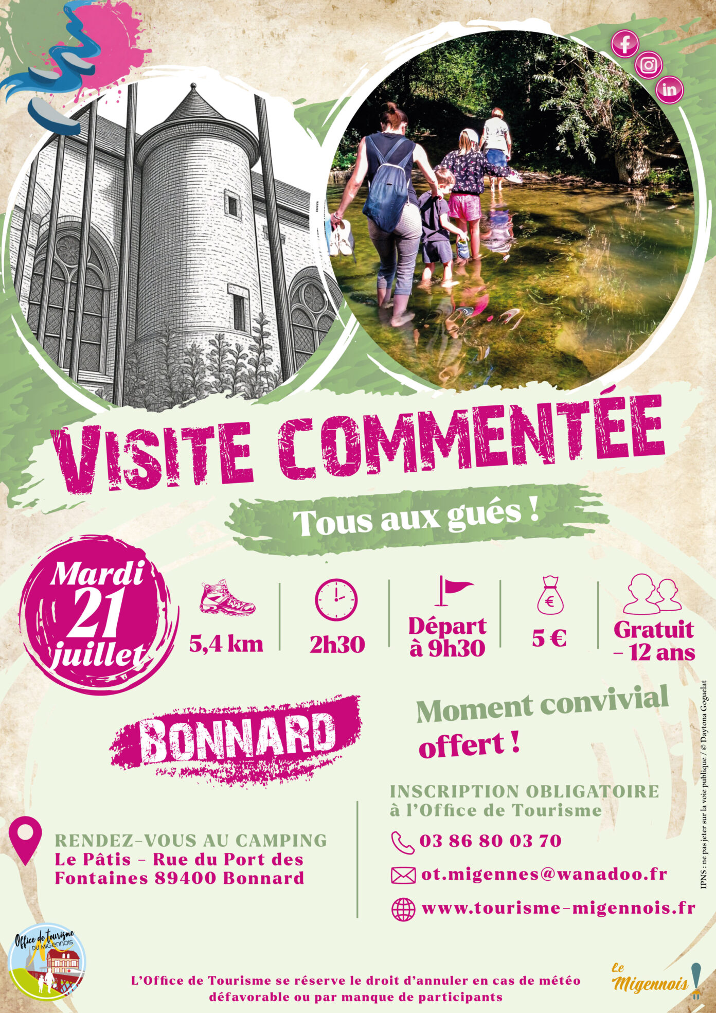 Visite commentée Tous aux gués ! Rue des Fontaines Charmoy