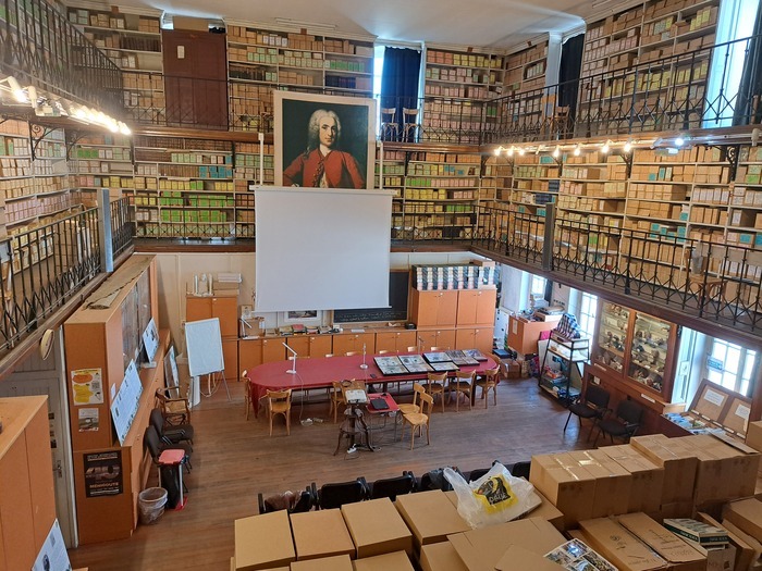 Visite de la bibliothèque de la Société Linnéenne de Lyon Mairie du 6e arr de Lyon Lyon