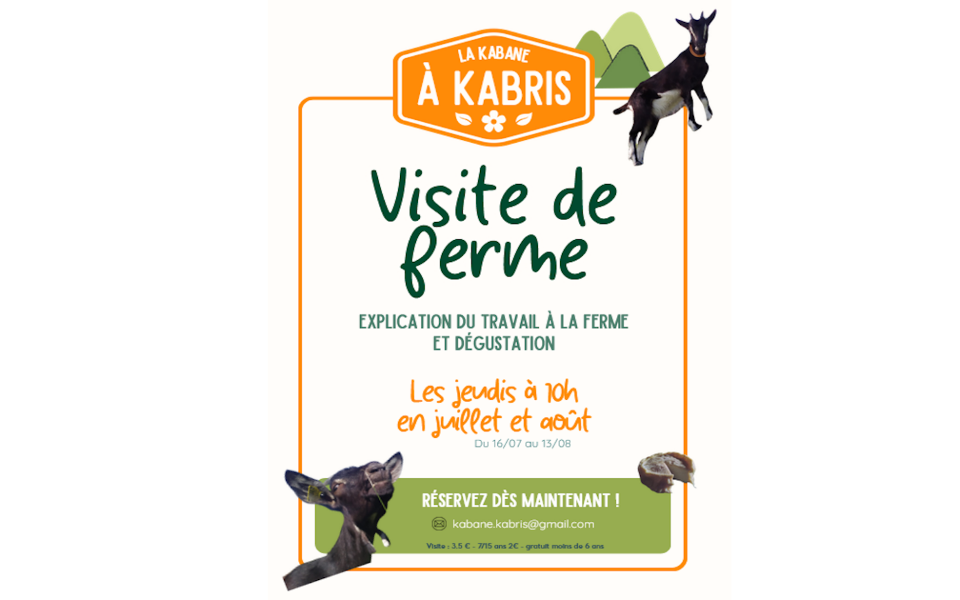 Visite de la ferme la kabane à kabris  Etchebar