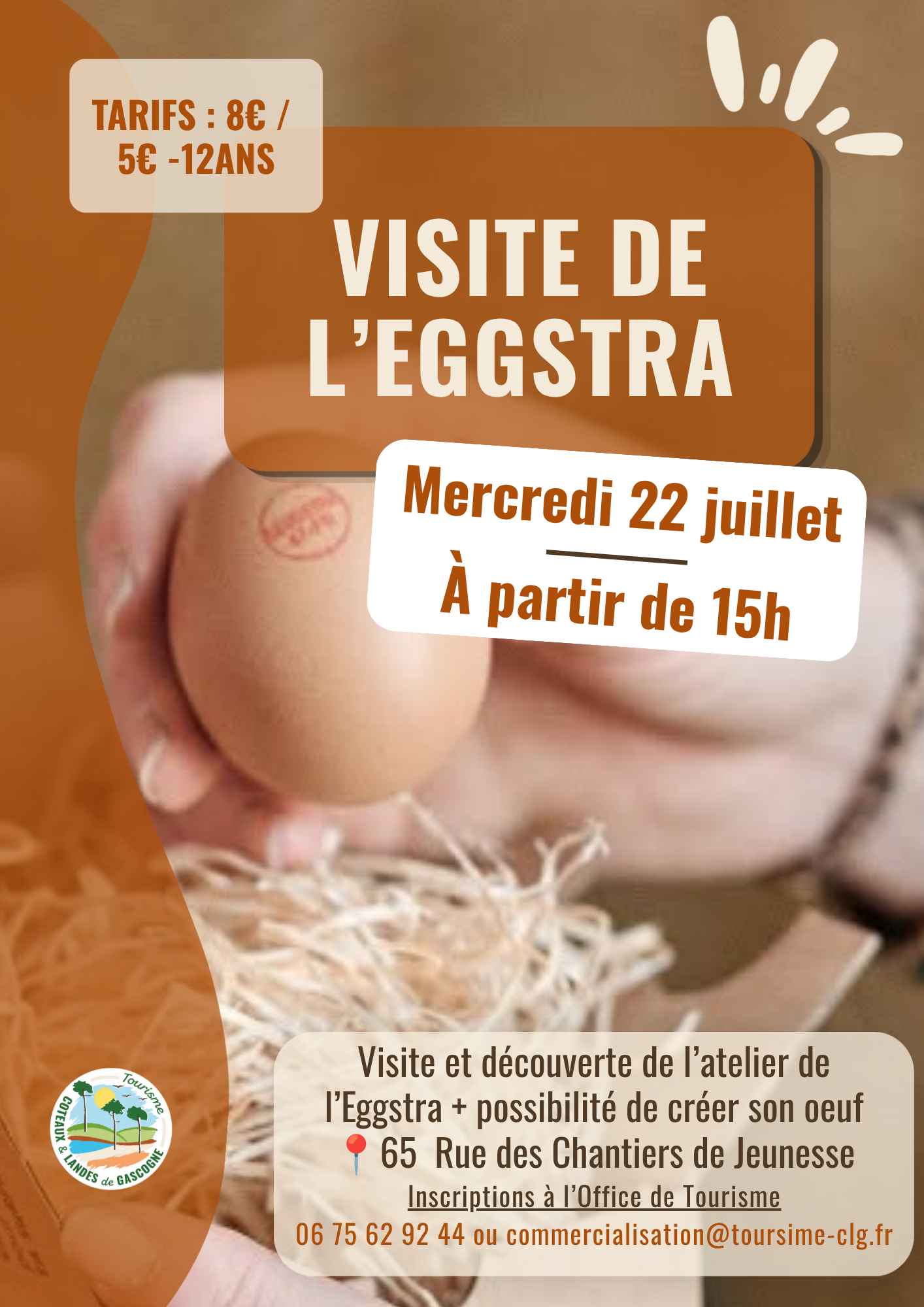 Visite de l'Eggstra 65 Rue des Chantiers de Jeunesse Casteljaloux 2026-07-22