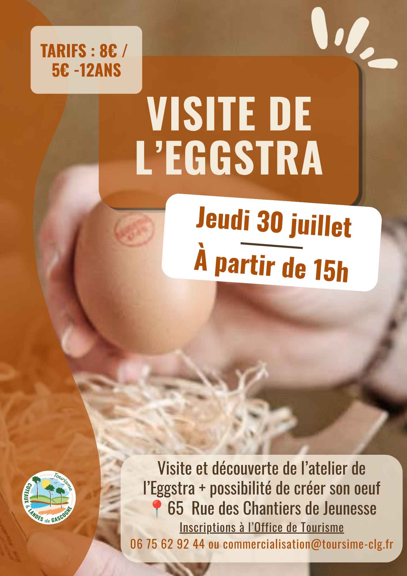 Visite de l'Eggstra 65 Rue des Chantiers de Jeunesse Casteljaloux 2026-07-30