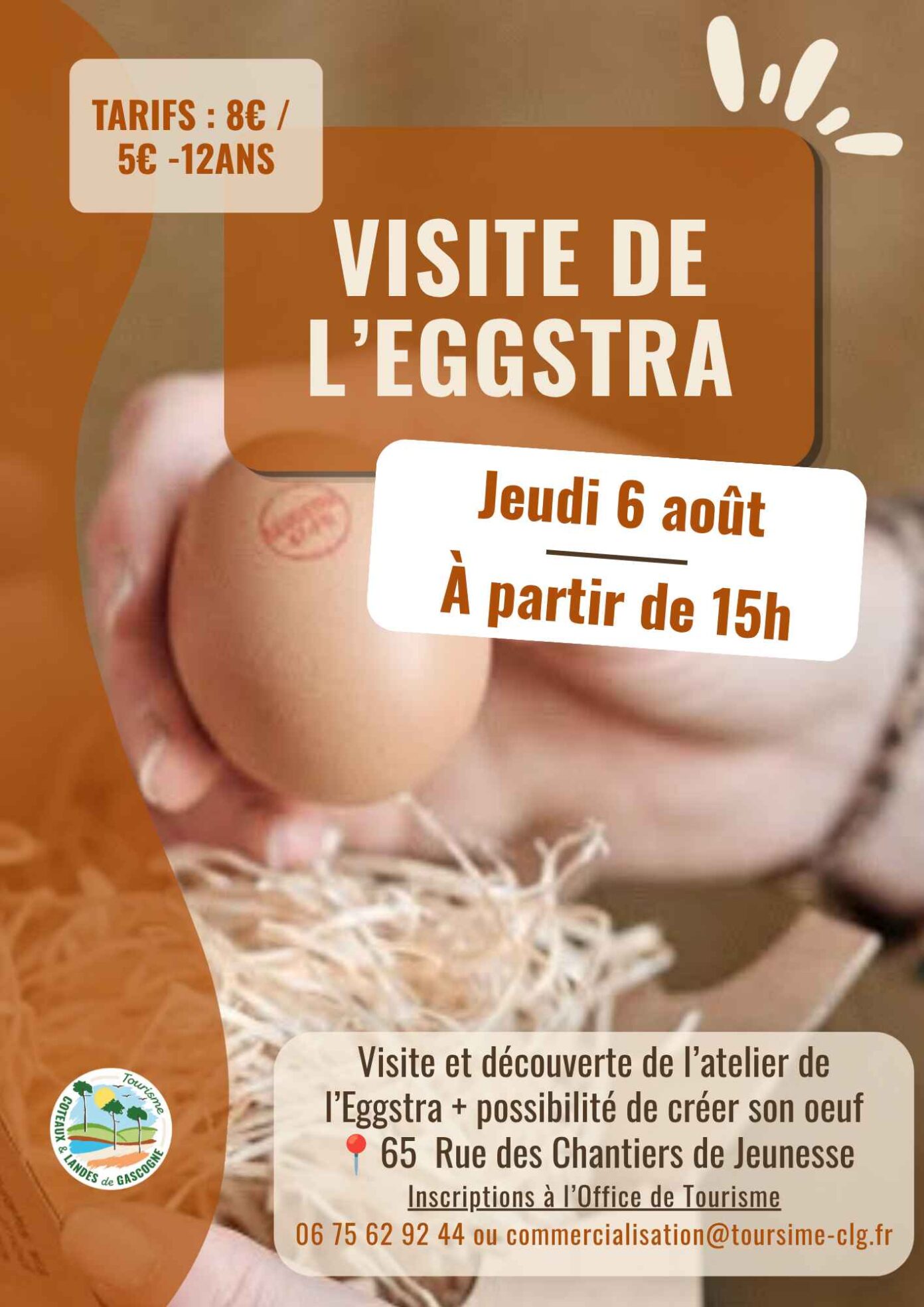 Visite de l&rsquo;Eggstra Atelier de l&rsquo;Eggstra Casteljaloux