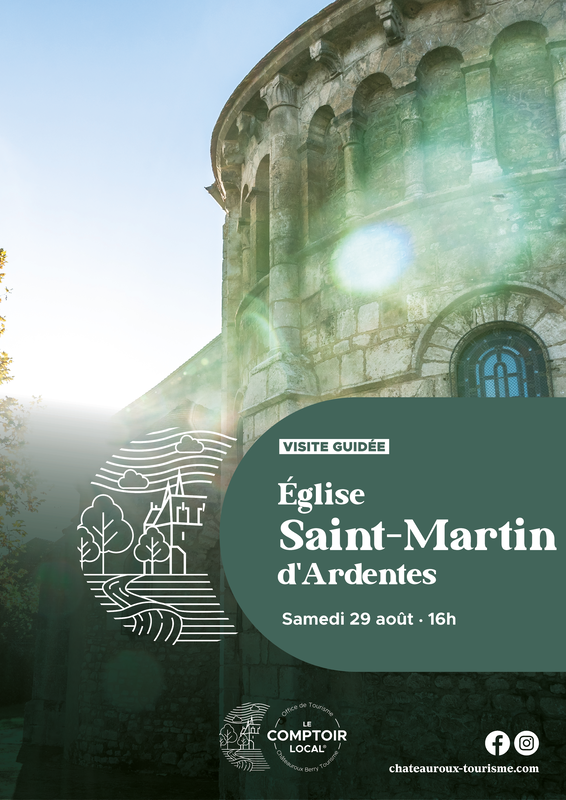 Visite de l'Église Saint Martin d’Ardentes Place Stanislas Limousin Ardentes 2026-08-29