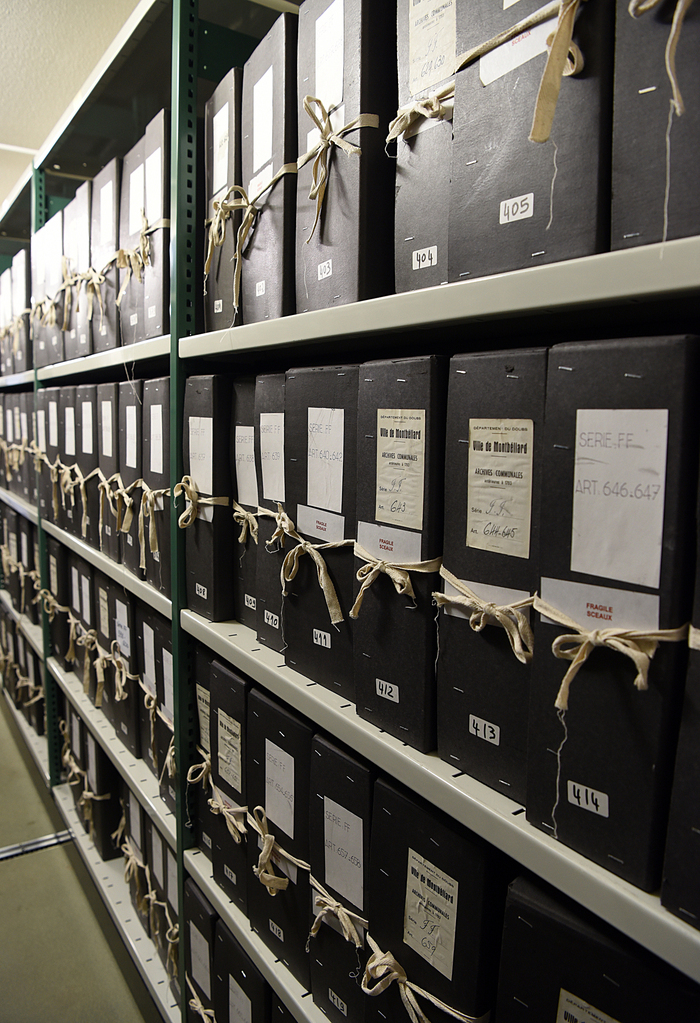 Visite des Archives Municipales de Montbéliard, Châtel Devant, Montbéliard