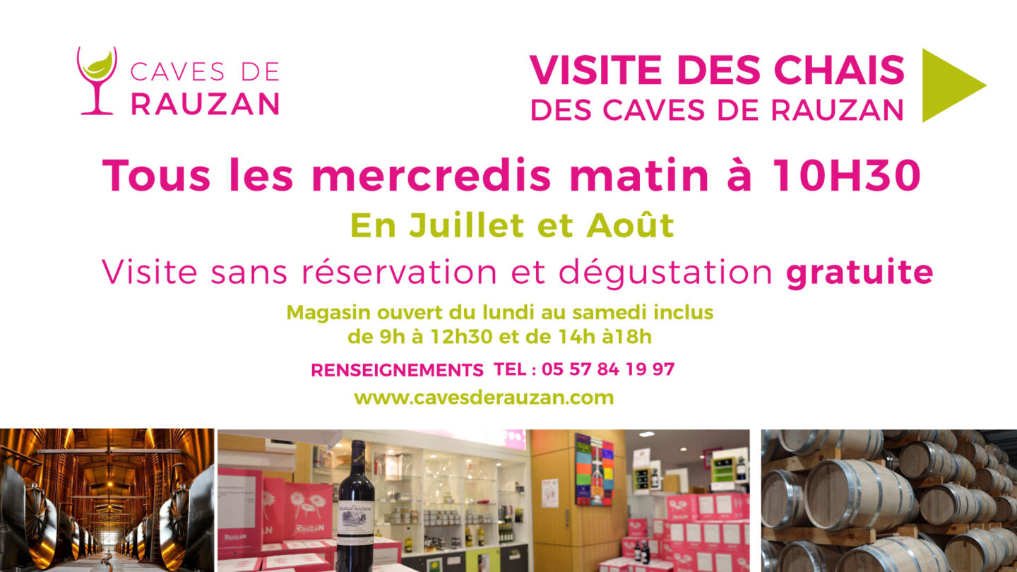 Visite des chais des caves de Rauzan Rauzan