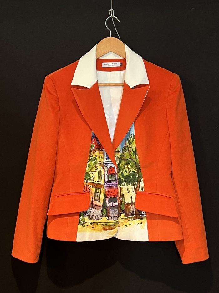 Visite du Jardin de la mode : présentation de créations de couture, Jardin de No Mad Gîte, Arronville
