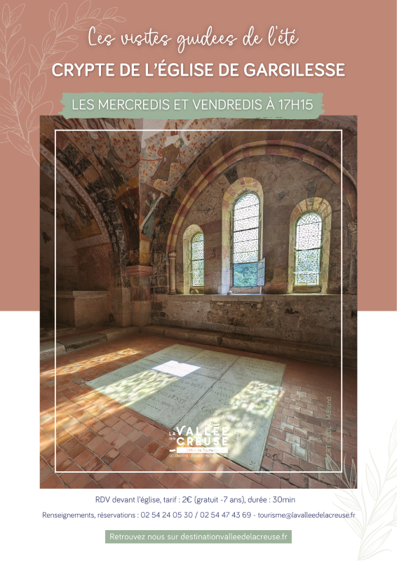 Visite flash Crypte de Gargilesse  Gargilesse-Dampierre