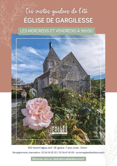 Visite flash Eglise de Gargilesse  Gargilesse-Dampierre