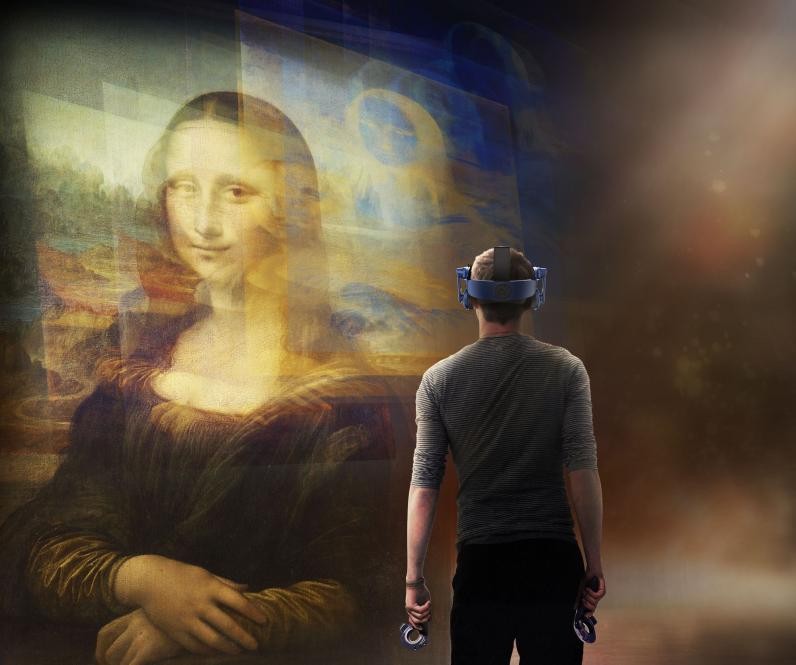 Visite Flash Micro-Folie Le Louvre et la Joconde Médiathèque Jean-Louis Villenave Labouheyre