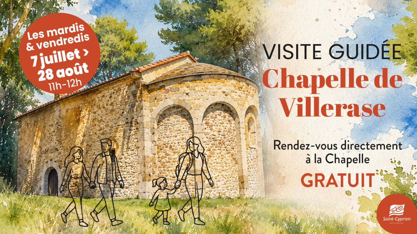 VISITE GUIDÉE DE LA CHAPELLE DE VILLERASE Chemin de Villerase Saint-Cyprien