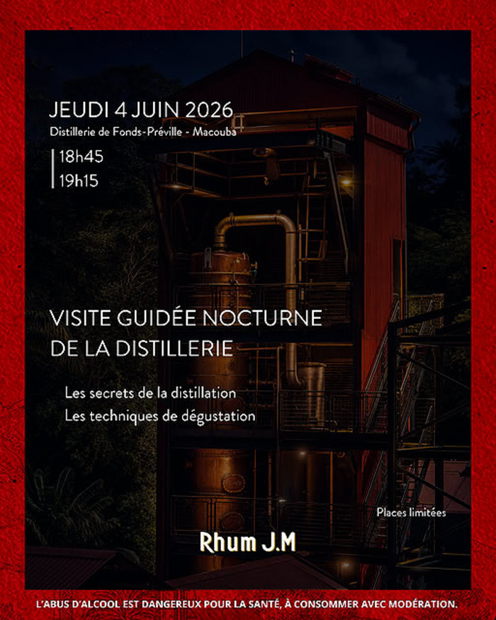 VISITE GUIDÉE NOCTURNE DE LA DISTILLERIE, Macouba, Macouba