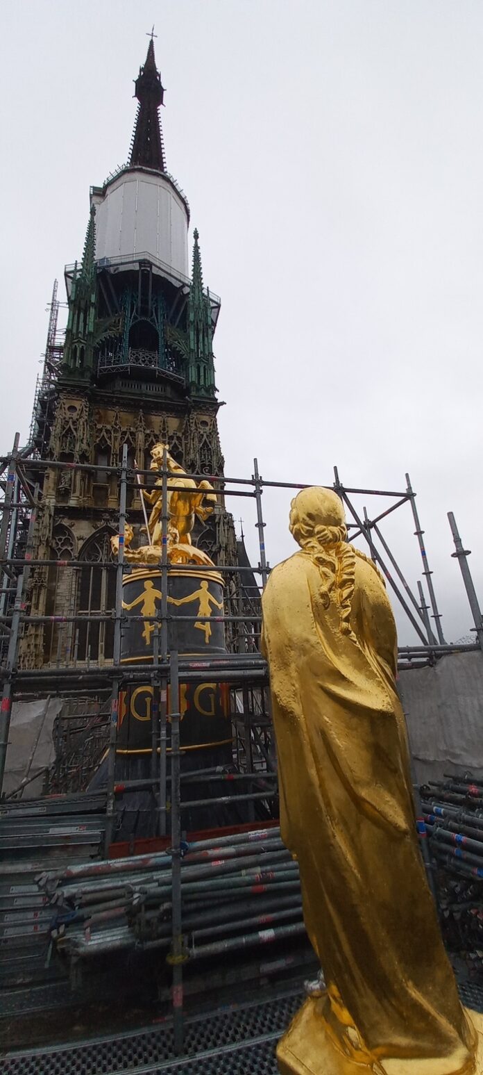 Visite guidée : sauvegarder la cathédrale, un sacré chantier !, Portail de la Calende, Place de la Calende, Rouen, Rouen