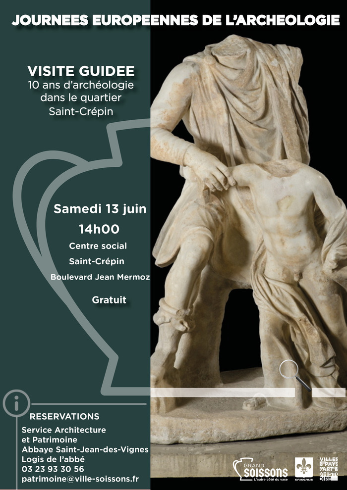 Visite guidée : Soissons romaine, les preuves !, Centre Social Saint-Crépin de Soissons, Soissons