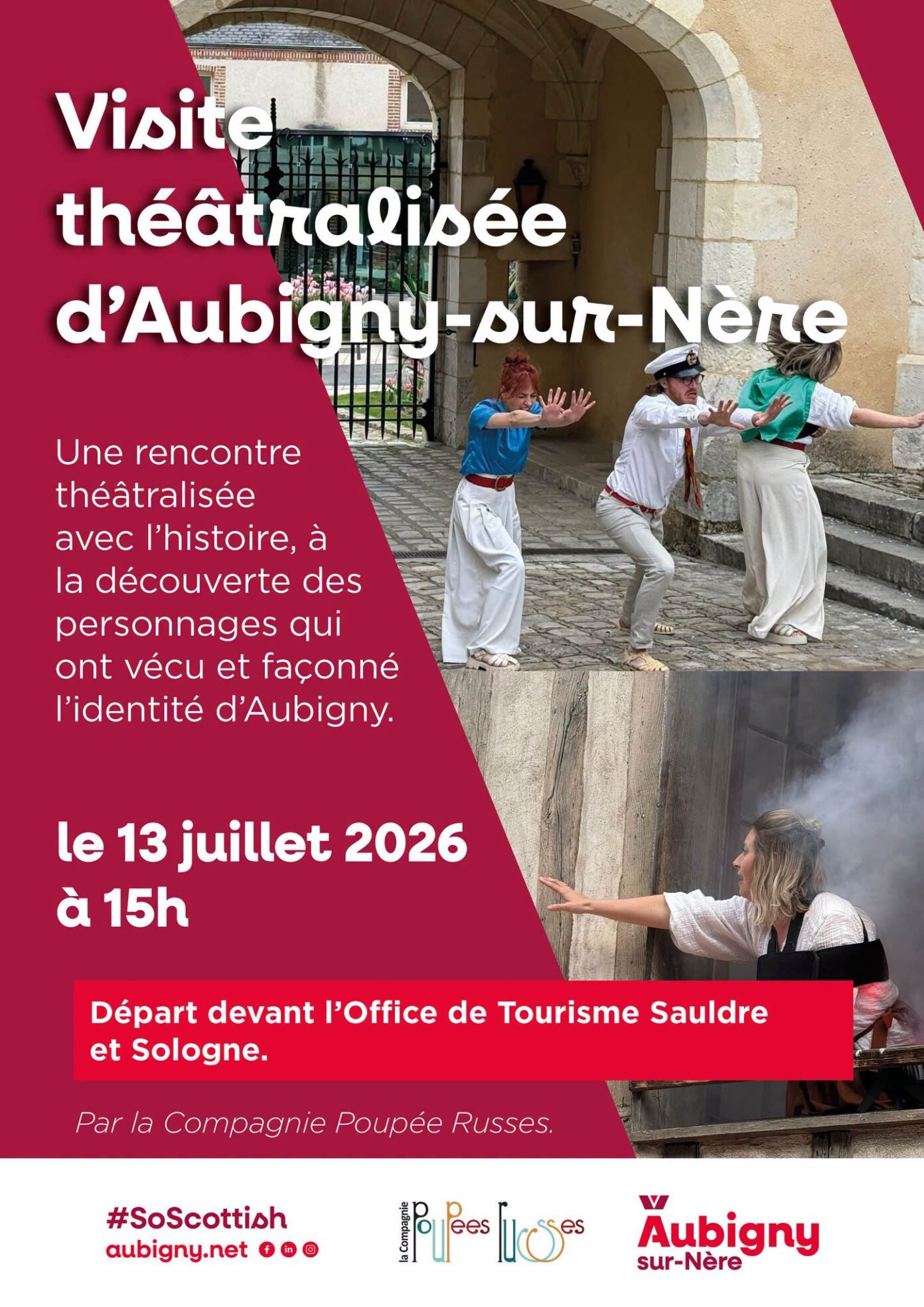 Visite théâtralisée  Aubigny-sur-Nère