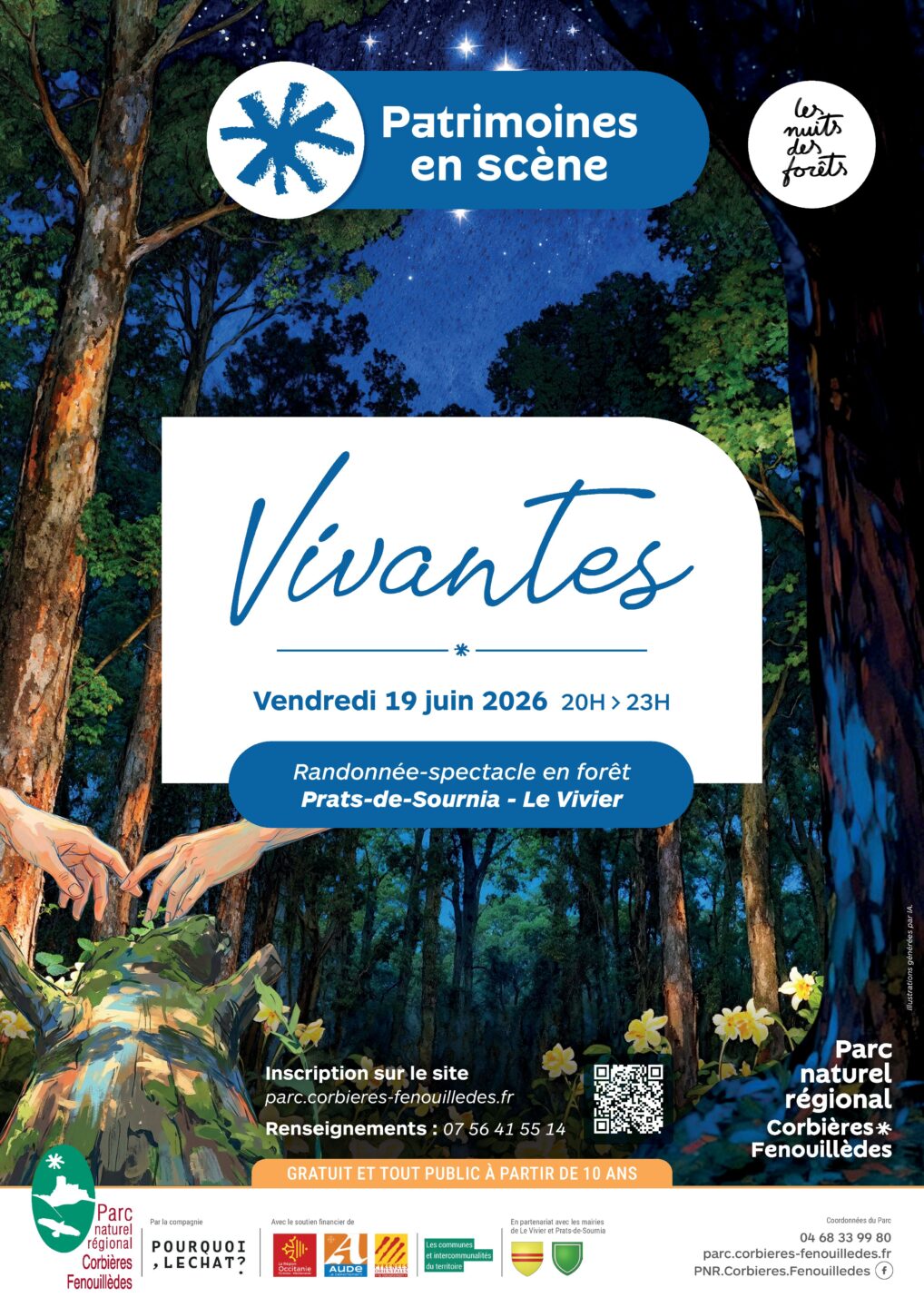 VIVANTES RANDO SPECTACLE PRATS DE SOURNIA  Prats-de-Sournia