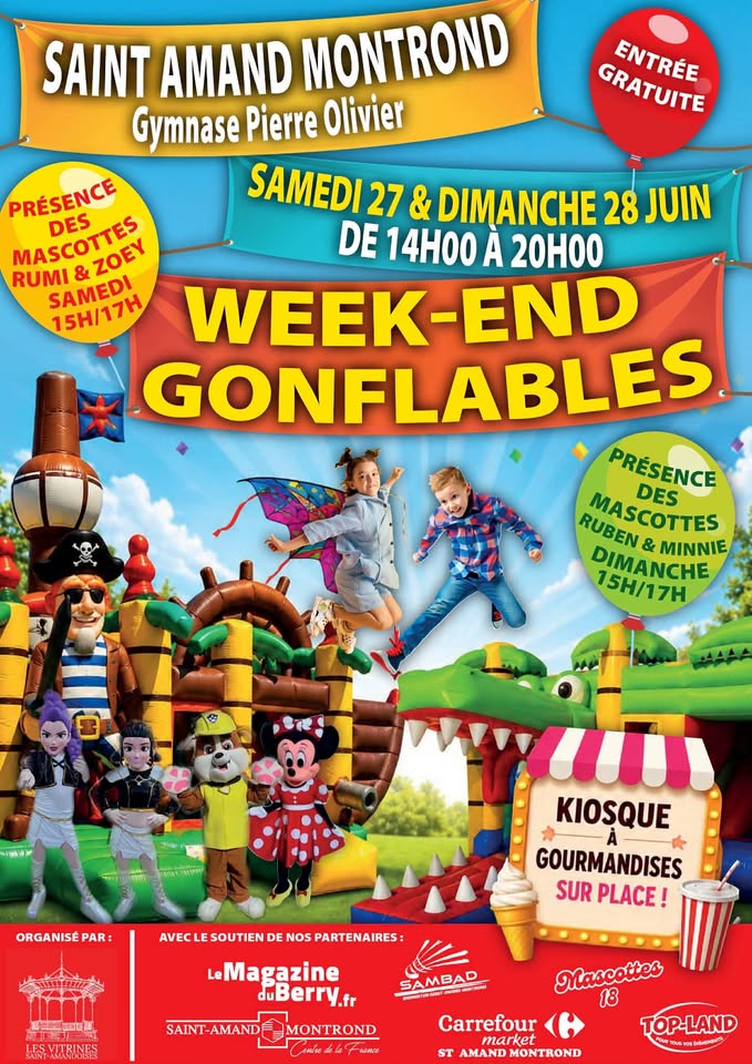 Week-end Gonflables Saint-Amand-Montrond