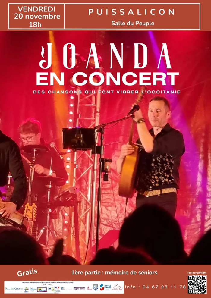 1000 ans – Joanda en concert, Salle du Peuple, Puissalicon (34), Puissalicon