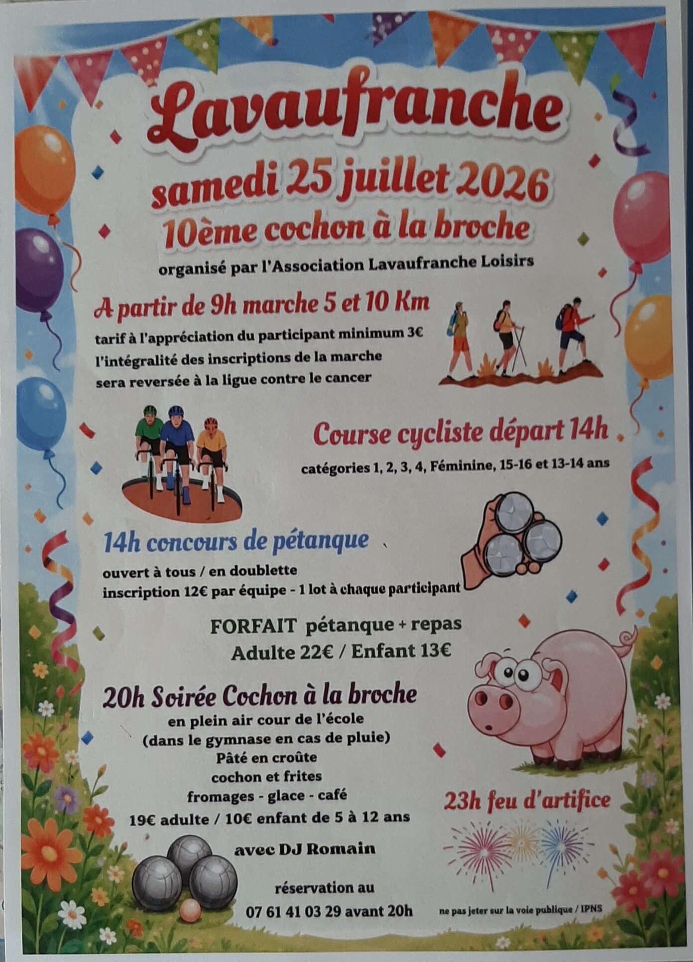 10ème cochon à la broche  Lavaufranche