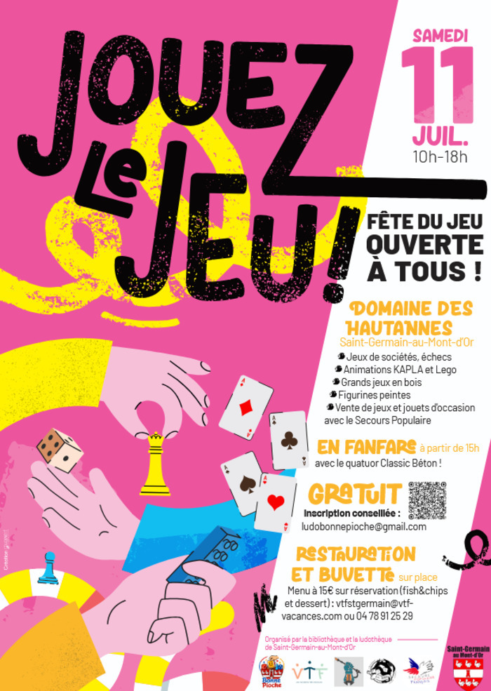 11 juillet : Fête du jeu ! VTF Domaine des Hautannes Saint-Germain-au-Mont-d'Or