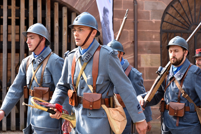 110e anniversaire de la bataille de Verdun et de l’introduction du casque Adrian Citadelle de Belfort Belfort