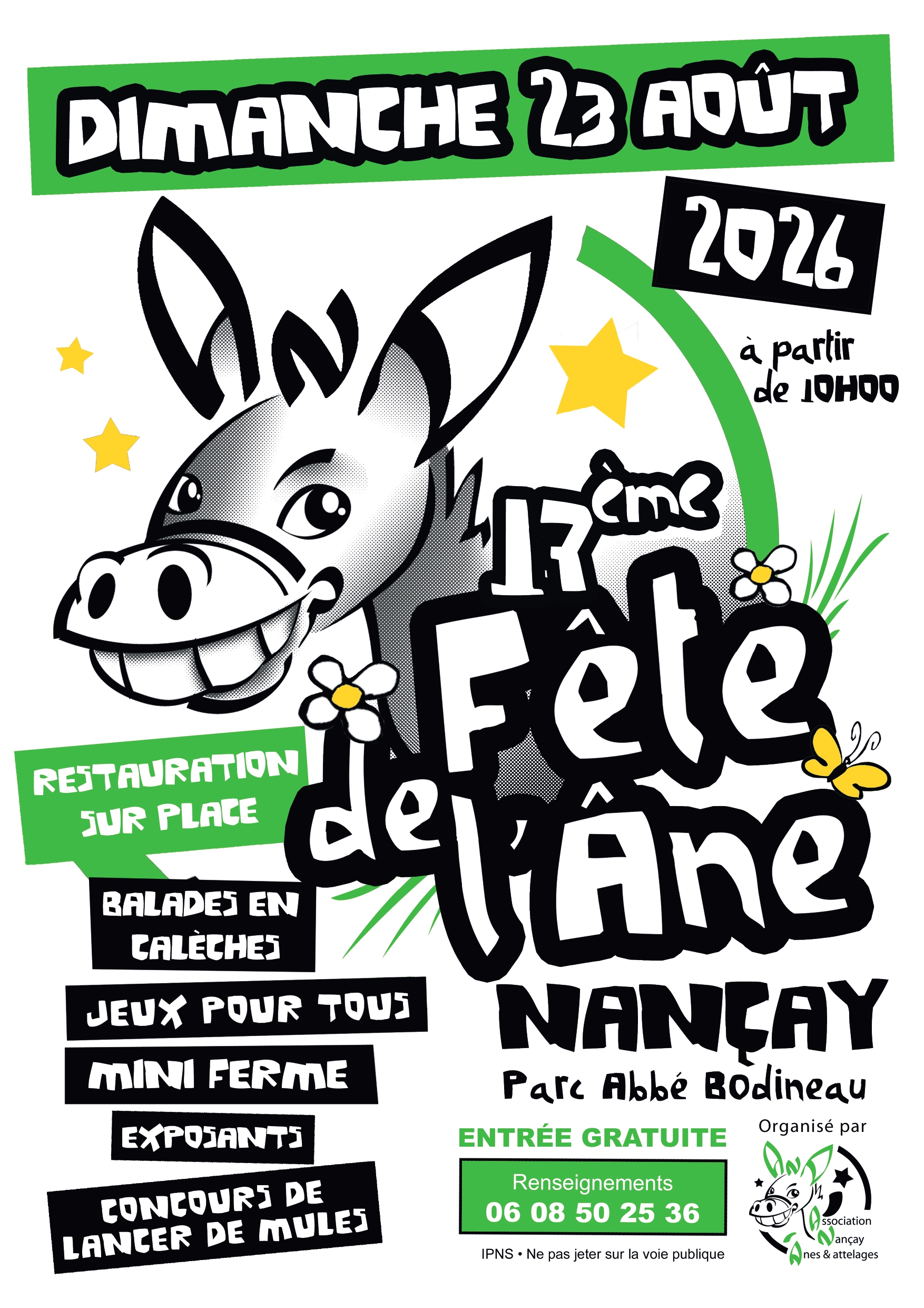17ème Fête de l'Âne Parc Abbé Bodineau Nançay 2026-08-23