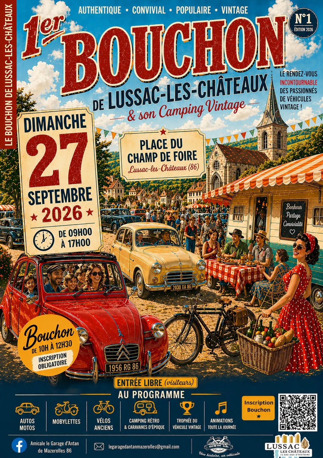 1er Bouchon de Lussac-les-Châteaux 86 Lussac-les-Châteaux