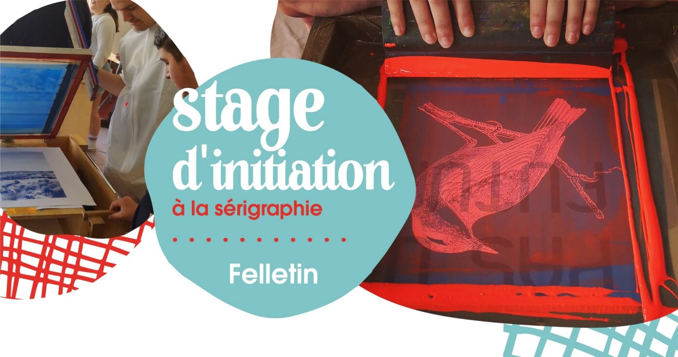 2 jours de formation à la sérigraphie Atelier Les Michelines Felletin