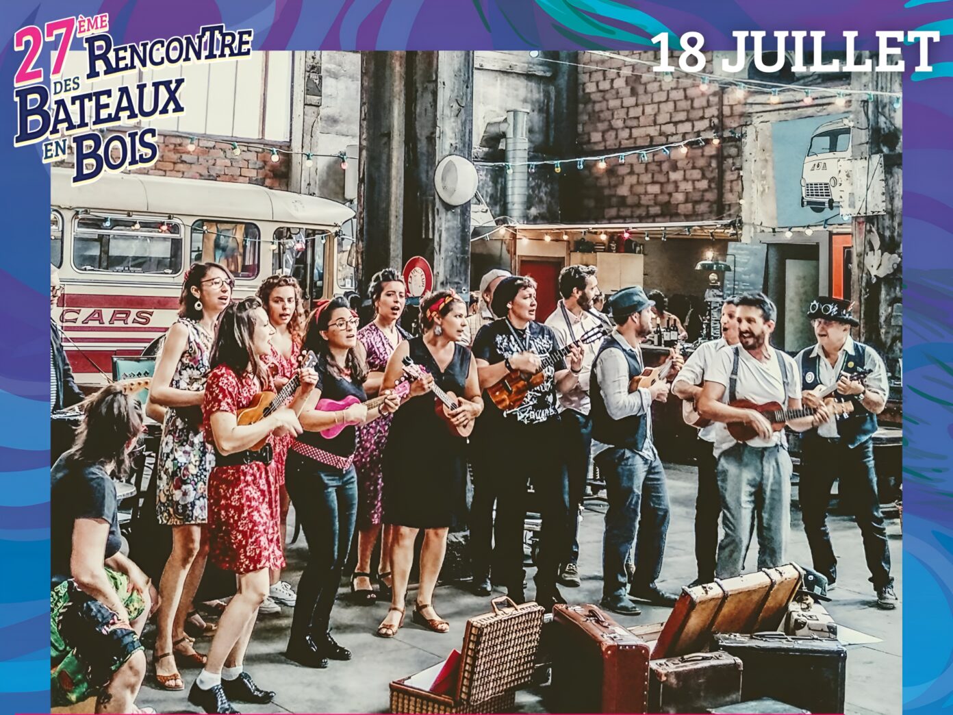 27ème rencontre des bateaux en bois fête à terre Le Tourne