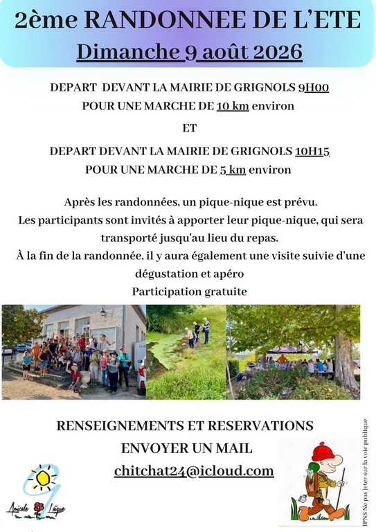 2e Randonnée de l’été Grignols