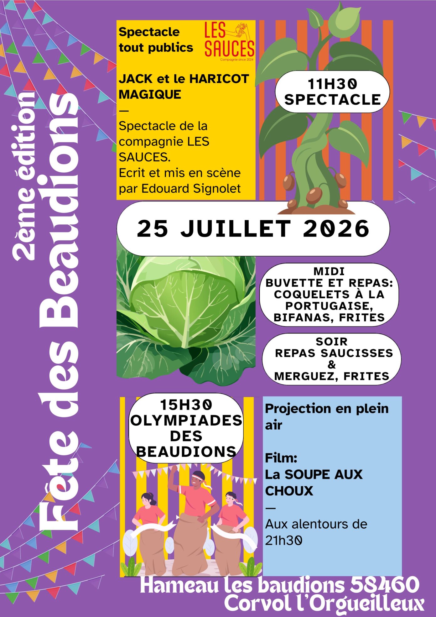 2ème édition de la Fête des Beaudions Lieu-dit Les Baudions Corvol-l’Orgueilleux