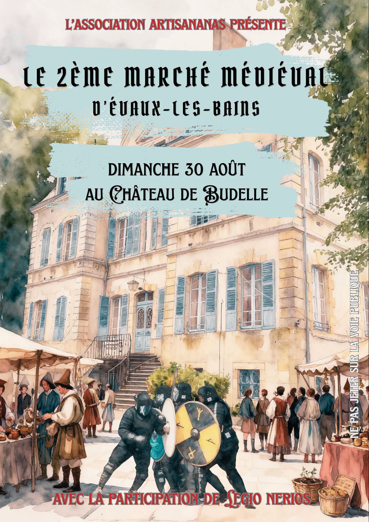 2ème marché médiéval Avenue de Budelle Évaux-les-Bains 2026-08-30