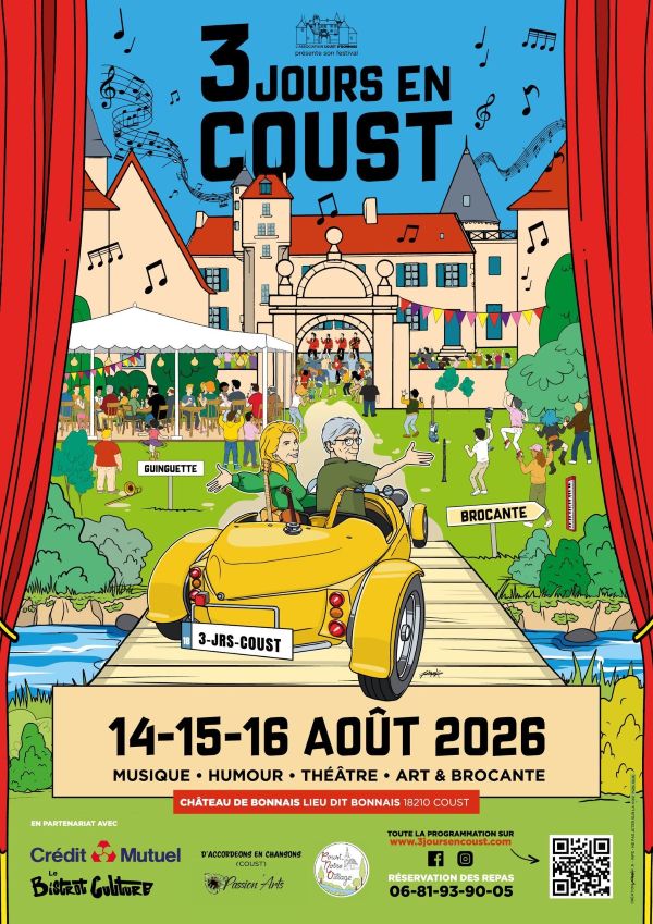 3 jours en Coust 15 août Coust
