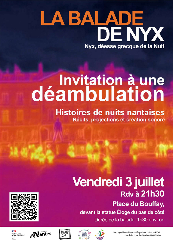 3 JUILLET / La Balade de Nyx : Déambulation, Place du Bouffay, Nantes