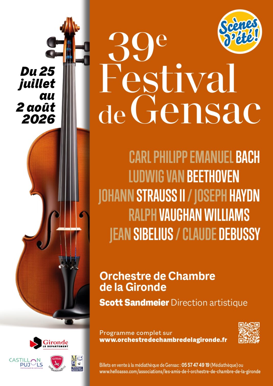 39e édition Festival de Musique de Gensac Gensac