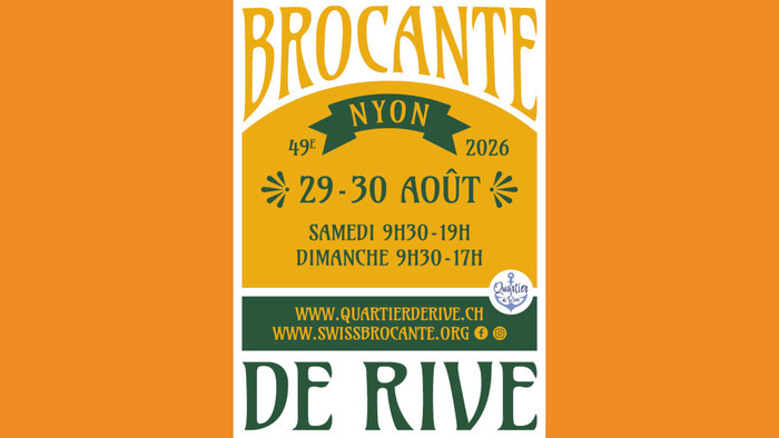 49ème Brocante de Rive, Association pour l&rsquo;Animation du Quartier de Rive Nyon, Nyon
