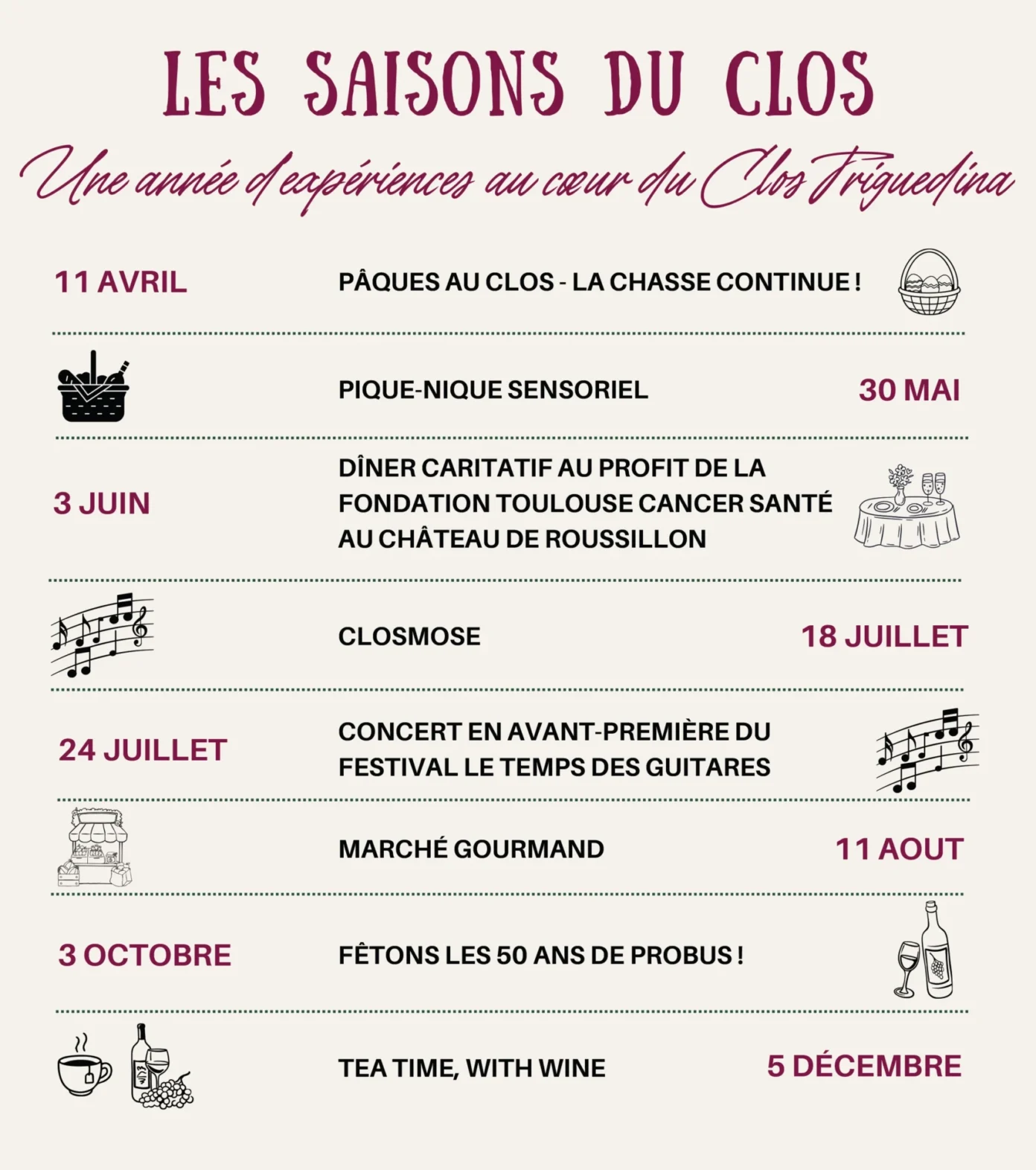 50 ans de Probus au Clos Triguedina Vire-sur-Lot